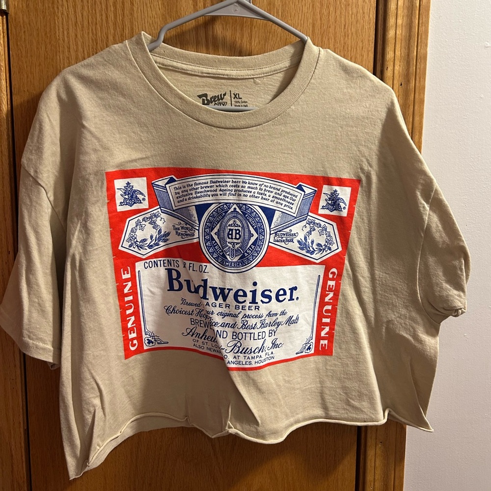 Budweiser Graphic Crop Top